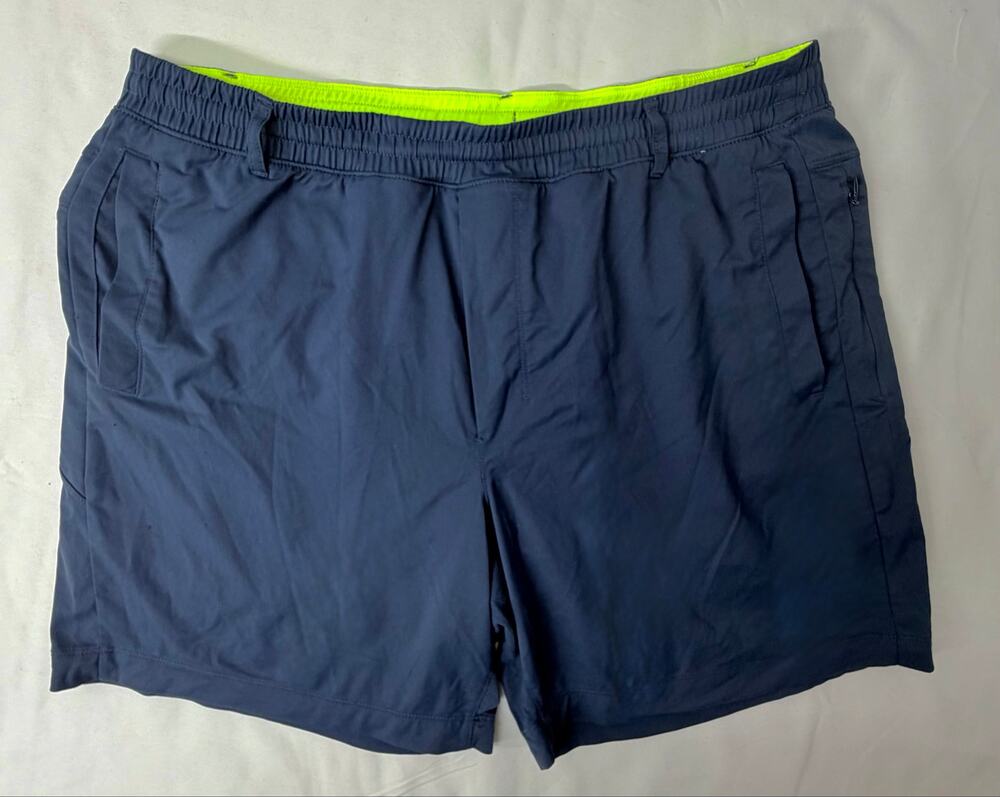 BirdDogs Men’s XXL Classic Lined Athletic Golf Shorts Blue Stretch Performance